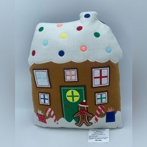 Wondershop Gingerbread House Christmas Decorative Throw Pillow